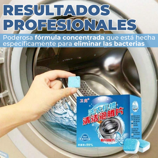 Washclean™ Pastillas para Limpieza de Lavadora x 12