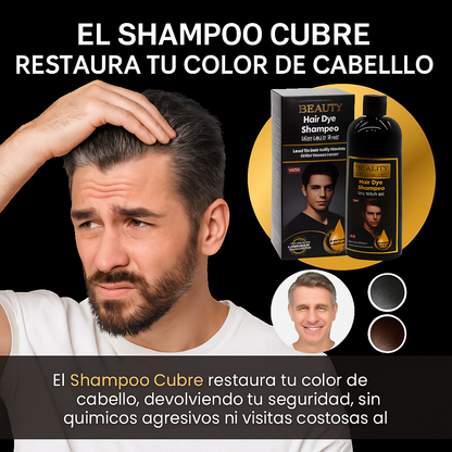 BlackHair® Shampoo Cubre Canas